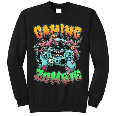 Funny Halloween Gaming Zombie Game Controller Sweatshirt
