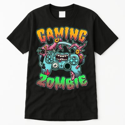 Funny Halloween Gaming Zombie Game Controller Tall T-Shirt