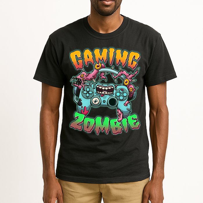 Funny Halloween Gaming Zombie Game Controller Tall T-Shirt