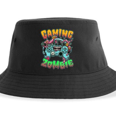 Funny Halloween Gaming Zombie Game Controller Sustainable Bucket Hat