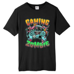 Funny Halloween Gaming Zombie Game Controller Tall Fusion ChromaSoft Performance T-Shirt