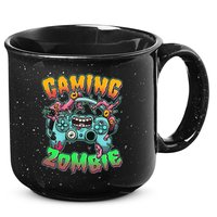 Funny Halloween Gaming Zombie Game Controller 15oz Campfire Ceramic Mug