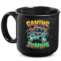 Funny Halloween Gaming Zombie Game Controller 15oz Campfire Ceramic Mug