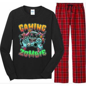 Funny Halloween Gaming Zombie Game Controller Long Sleeve Pajama Set