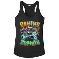 Funny Halloween Gaming Zombie Game Controller Ladies PosiCharge Competitor Racerback Tank