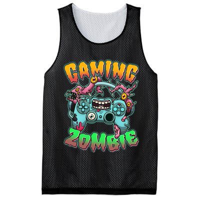Funny Halloween Gaming Zombie Game Controller Mesh Reversible Basketball Jersey Tank