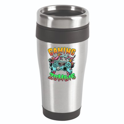 Funny Halloween Gaming Zombie Game Controller 16oz Travel Tumbler