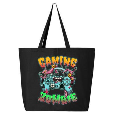 Funny Halloween Gaming Zombie Game Controller 25L Jumbo Tote