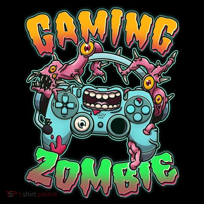 Funny Halloween Gaming Zombie Game Controller Baby Bodysuit