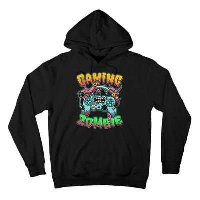 Funny Halloween Gaming Zombie Game Controller Tall Hoodie