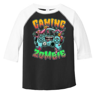 Funny Halloween Gaming Zombie Game Controller Toddler Fine Jersey T-Shirt