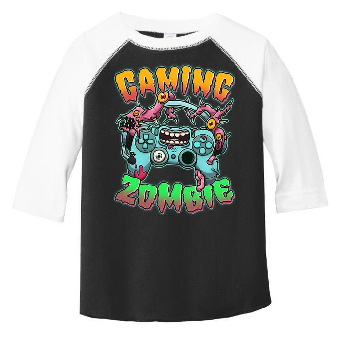 Funny Halloween Gaming Zombie Game Controller Toddler Fine Jersey T-Shirt