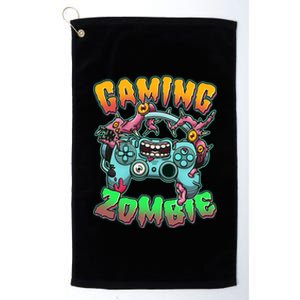 Funny Halloween Gaming Zombie Game Controller Platinum Collection Golf Towel