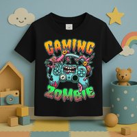 Funny Halloween Gaming Zombie Game Controller Toddler T-Shirt