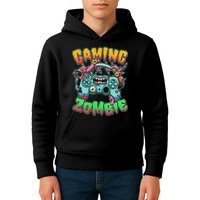 Funny Halloween Gaming Zombie Game Controller Kids Hoodie