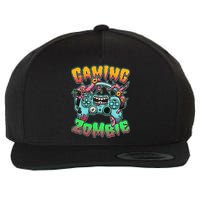 Funny Halloween Gaming Zombie Game Controller Wool Snapback Cap