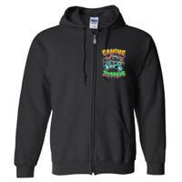 Funny Halloween Gaming Zombie Game Controller Full Zip Hoodie