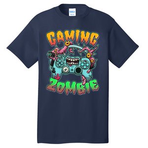 Funny Halloween Gaming Zombie Game Controller Tall T-Shirt