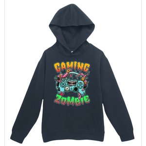 Funny Halloween Gaming Zombie Game Controller Urban Pullover Hoodie