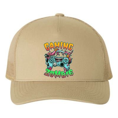 Funny Halloween Gaming Zombie Game Controller Yupoong Adult 5-Panel Trucker Hat