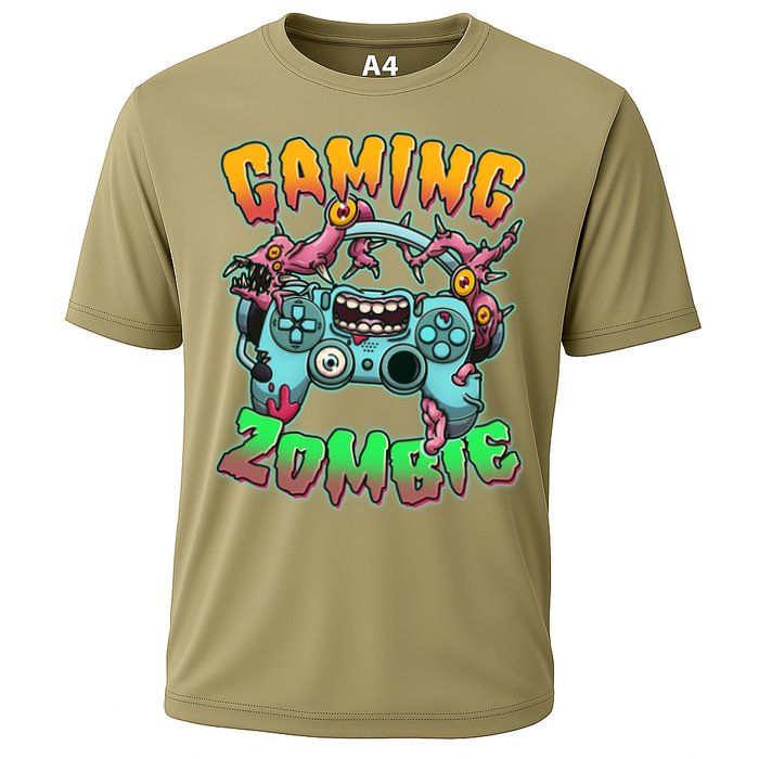Funny Halloween Gaming Zombie Game Controller Performance Shirt