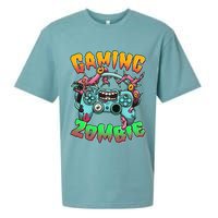 Funny Halloween Gaming Zombie Game Controller Sueded Cloud Jersey T-Shirt