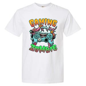 Funny Halloween Gaming Zombie Game Controller Garment-Dyed Heavyweight T-Shirt