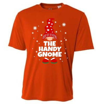 Funny Handy Gnome Family Matching Christmas Gift Cooling Performance Crew T-Shirt