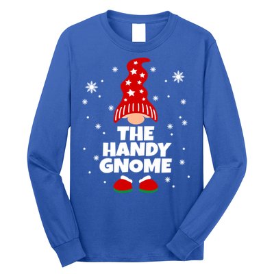 Funny Handy Gnome Family Matching Christmas Gift Long Sleeve Shirt