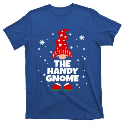 Funny Handy Gnome Family Matching Christmas Gift T-Shirt