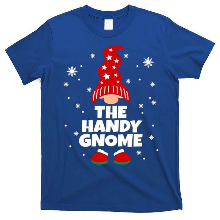 Funny Handy Gnome Family Matching Christmas Gift T-Shirt