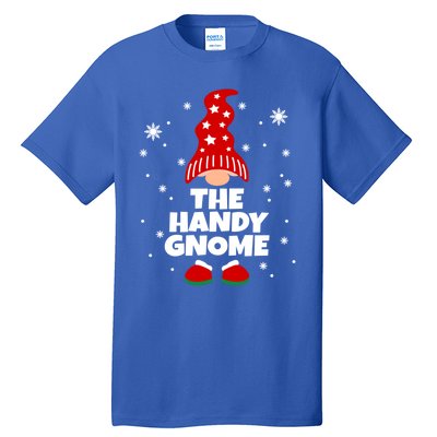 Funny Handy Gnome Family Matching Christmas Gift Tall T-Shirt