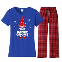 Funny Handy Gnome Family Matching Christmas Gift Women's Flannel Pajama Set