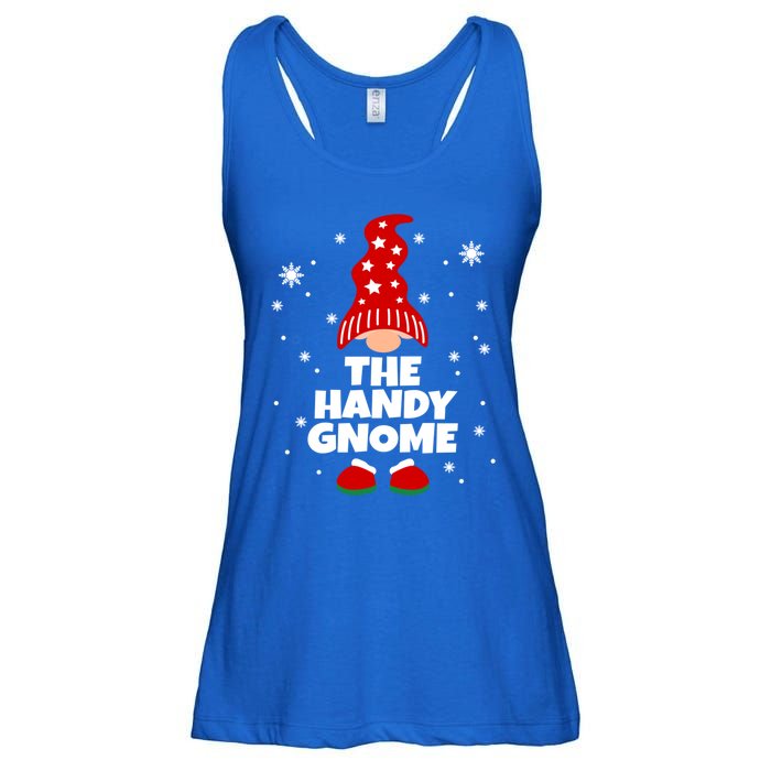 Funny Handy Gnome Family Matching Christmas Gift Ladies Essential Flowy Tank