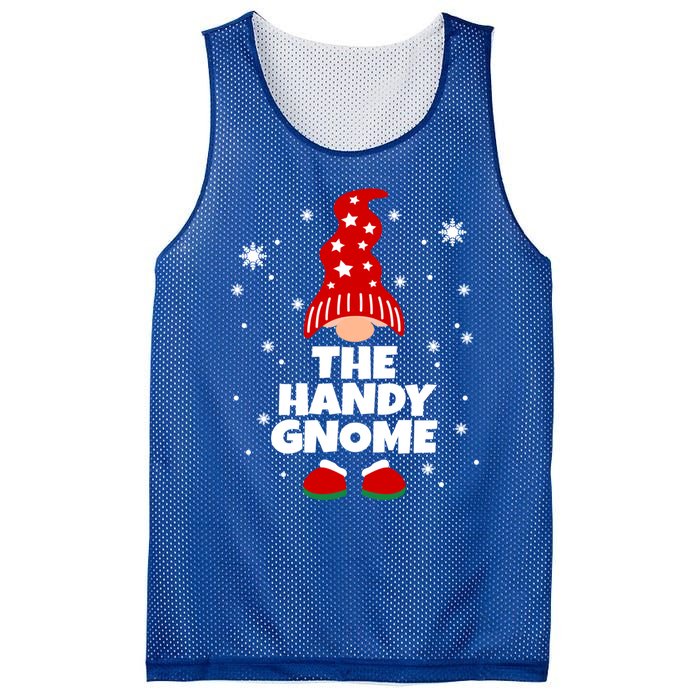 Funny Handy Gnome Family Matching Christmas Gift Mesh Reversible Basketball Jersey Tank