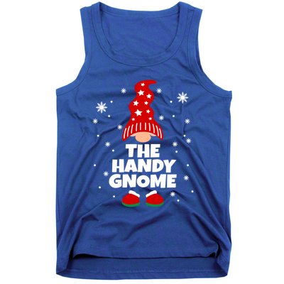 Funny Handy Gnome Family Matching Christmas Gift Tank Top