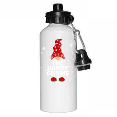 Funny Handy Gnome Family Matching Christmas Gift Aluminum Water Bottle 