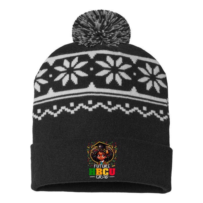 Future HBCU Grad Black Graduation HBCU USA-Made Snowflake Beanie