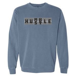 Funny Hustle Gifts Cool Humble Odometer Garment-Dyed Sweatshirt