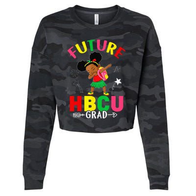 Future HBCU Grad Graduation HBCU Future College Student Cropped Pullover Crew