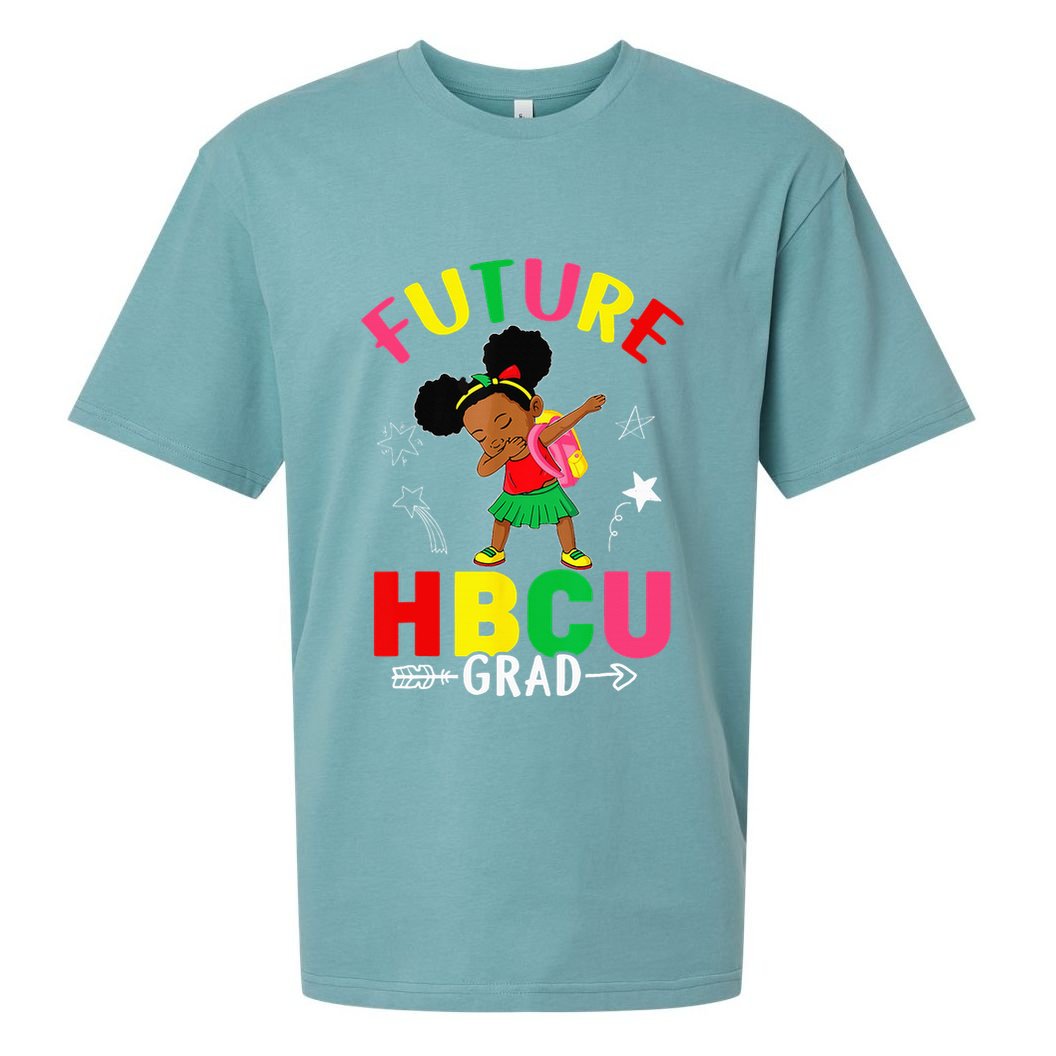 Future HBCU Grad Graduation HBCU Future College Student Sueded Cloud Jersey T-Shirt