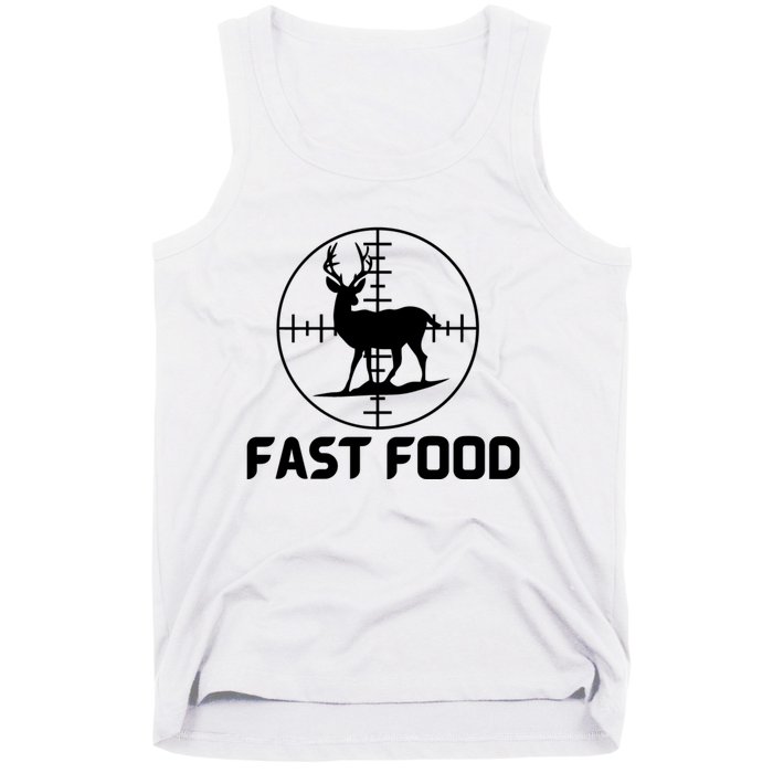 Funny Hunter Gift Deer Hunting Funny Hunter Fast Food Gift 😭🙄🥴 Funny Gift Tank Top