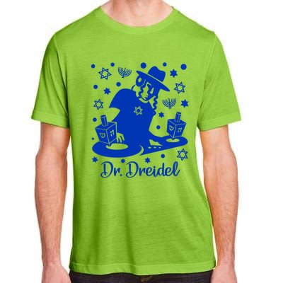 Funny Hanukkah Gift Dr Dreidel Chanukah Graphic Holiday Gift Adult ChromaSoft Performance T-Shirt