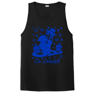 Funny Hanukkah Gift Dr Dreidel Chanukah Graphic Holiday Gift PosiCharge Competitor Tank