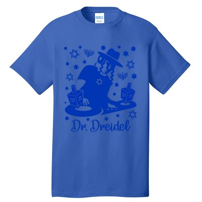 Funny Hanukkah Gift Dr Dreidel Chanukah Graphic Holiday Gift Tall T-Shirt