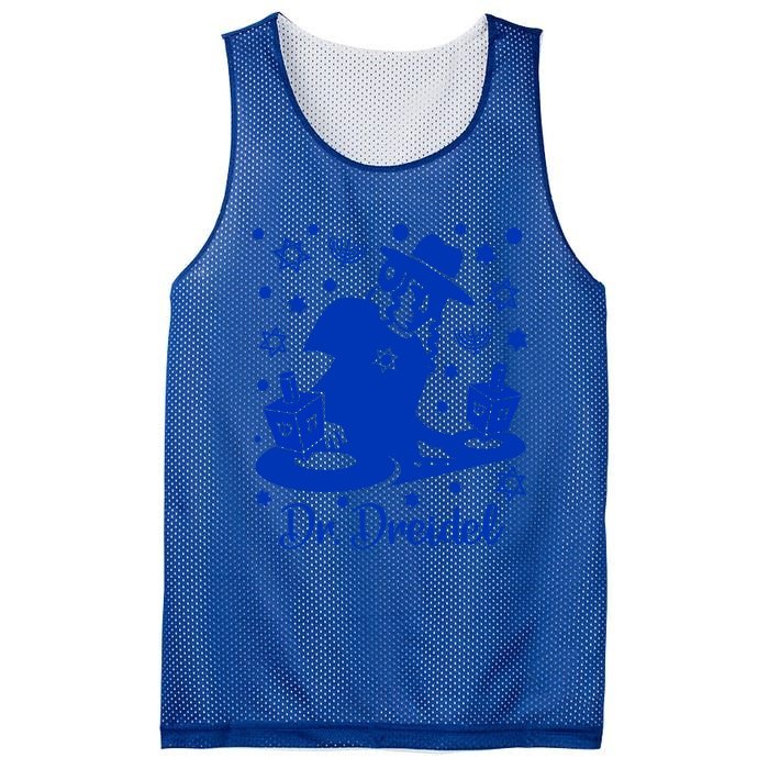 Funny Hanukkah Gift Dr Dreidel Chanukah Graphic Holiday Gift Mesh Reversible Basketball Jersey Tank