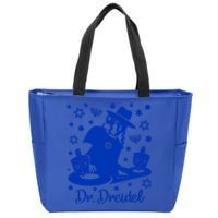 Funny Hanukkah Gift Dr Dreidel Chanukah Graphic Holiday Gift Zip Tote Bag