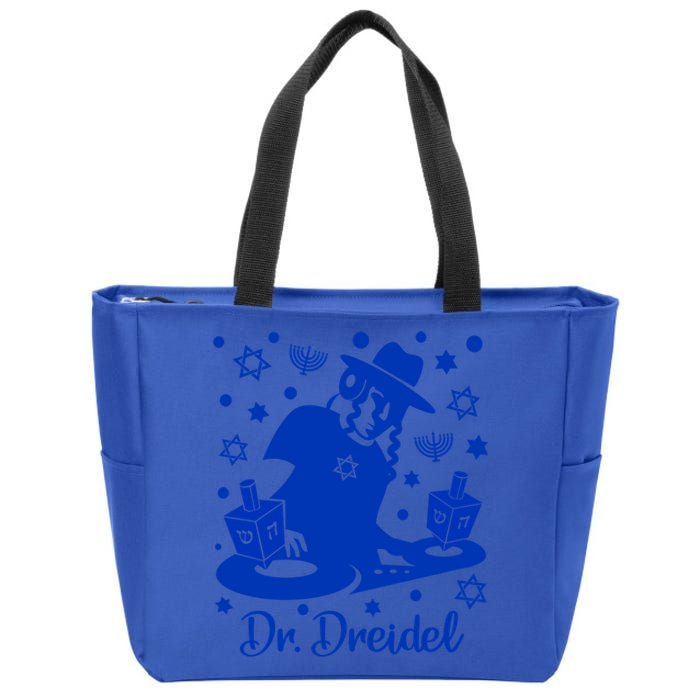 Funny Hanukkah Gift Dr Dreidel Chanukah Graphic Holiday Gift Zip Tote Bag