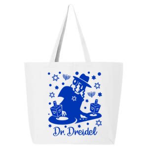 Funny Hanukkah Gift Dr Dreidel Chanukah Graphic Holiday Gift 25L Jumbo Tote