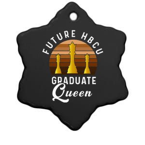 Future HBCU Grad History Black College Queen Melanin Ceramic Star Ornament